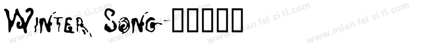 Winter Song字体转换